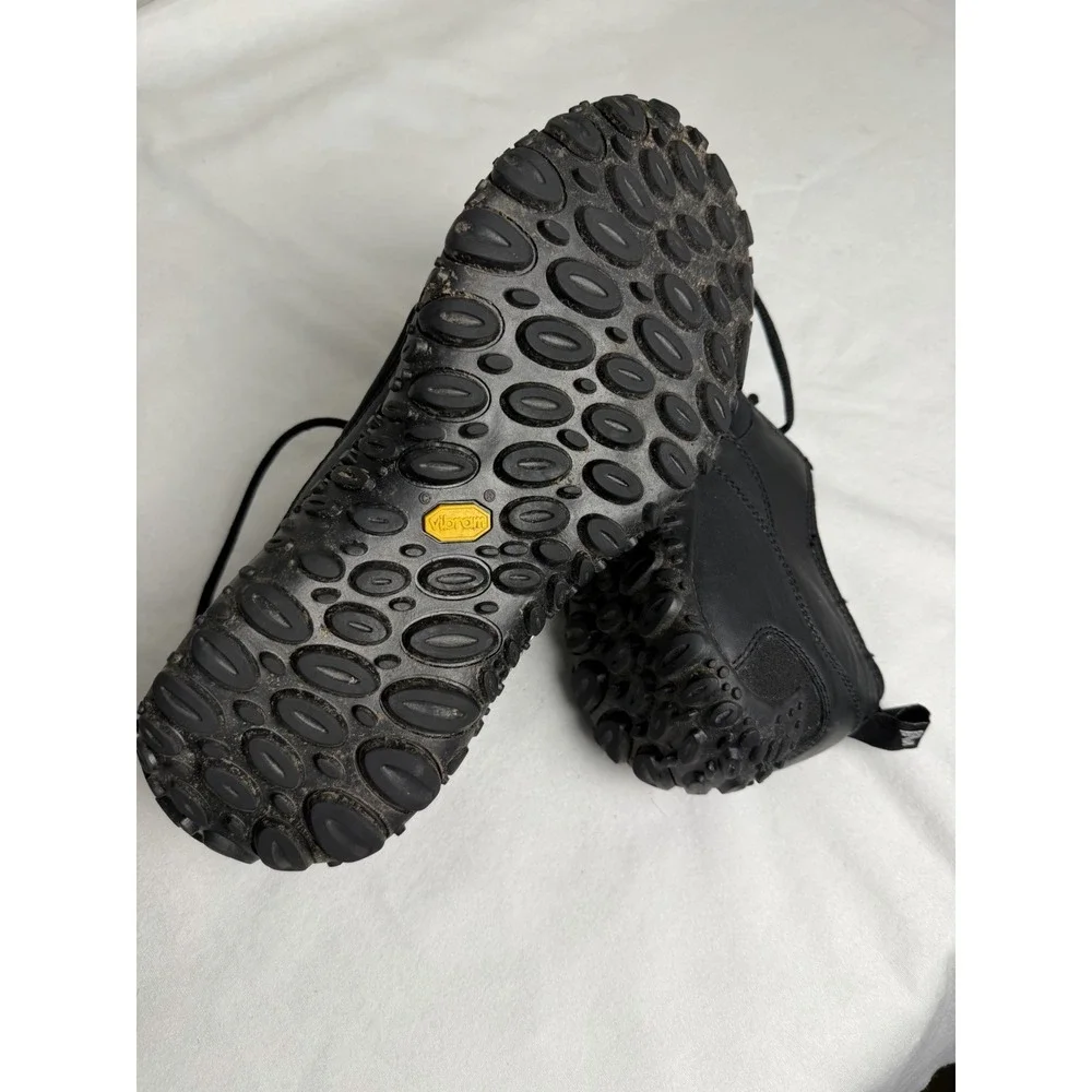 Merrell Vibram  AIR CUSHION men's Shoes‎ Size 9 Black Lace Up-Slip Proof